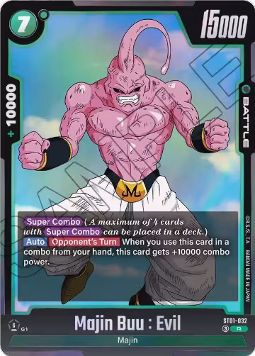 Majin Buu : Evil - ST01-032 (ST01-032), Story Booster 01 — DB Fusion card price