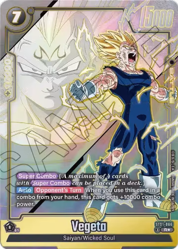 Vegeta - ST01-066 (Alternate Art) (ST01-066), Story Booster 01 — DB Fusion card price