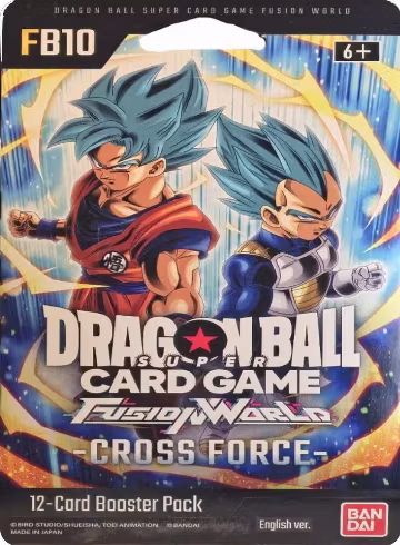 Cross Force Sleeved Booster Pack [Son Goku and Vegeta], Cross Force — DB Fusion sealed product price