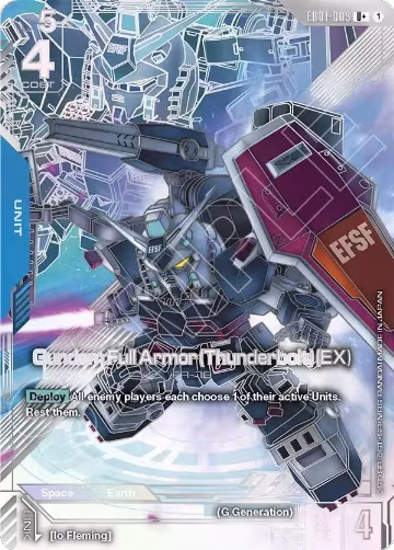 Gundam Full Armor (Thunderbolt) (EX) (U+) (EB01-009), Eternal Nexus — Gundam card price