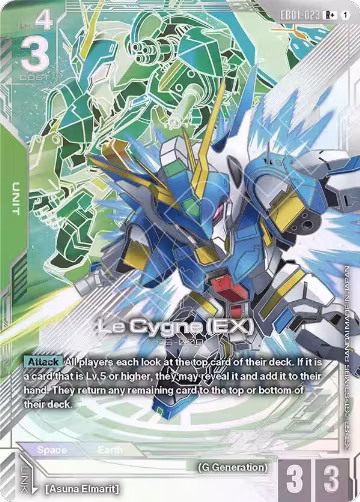 Le Cygne (EX) (R+) (EB01-023), Eternal Nexus — Gundam card price