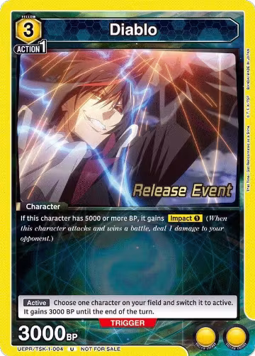 Diablo (004) (UEPR/TSK-1-004), That Time I Got Reincarnated as a Slime Release Event Cards — Union Arena card price