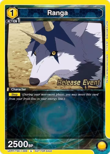 Ranga (009) (UEPR/TSK-1-009), That Time I Got Reincarnated as a Slime Release Event Cards — Union Arena card price