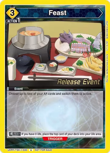Feast (030) (UEPR/TSK-1-030), That Time I Got Reincarnated as a Slime Release Event Cards — Union Arena card price