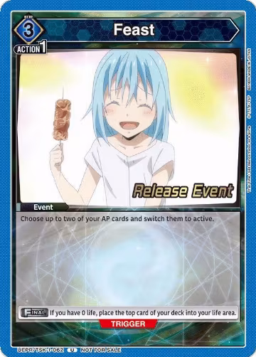 Feast (062) (UEPR/TSK-1-062), That Time I Got Reincarnated as a Slime Release Event Cards — Union Arena card price
