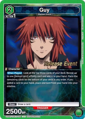 Guy (UEPR/TSK-1-076), That Time I Got Reincarnated as a Slime Release Event Cards — Union Arena card price