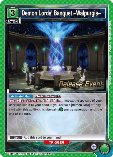 Demon Lords' Banquet ~Walpurgis~ (UEPR/TSK-1-095), That Time I Got Reincarnated as a Slime Release Event Cards — Union Arena card price
