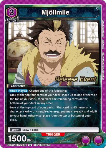 Mjollmile (UEPR/TSK-2-036), That Time I Got Reincarnated as a Slime Release Event Cards — Union Arena card price