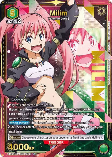 Milim (P-006) (R*) (UE20BT/TSK-P-006), That Time I Got Reincarnated as a Slime — Union Arena card price