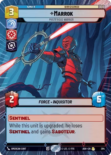 Marrok - Mysterious Warrior (Hyperspace) (294), Ashes of the Empire — Star Wars card price