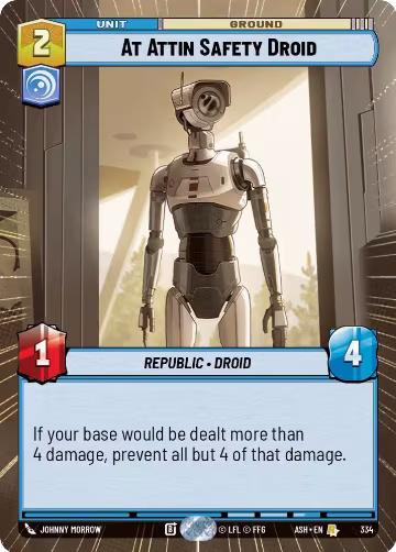 At Attin Safety Droid (Hyperspace) (334), Ashes of the Empire — Star Wars card price