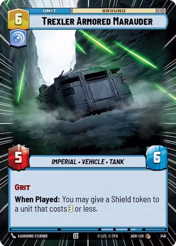 Trexler Armored Marauder (Hyperspace) (346), Ashes of the Empire — Star Wars card price
