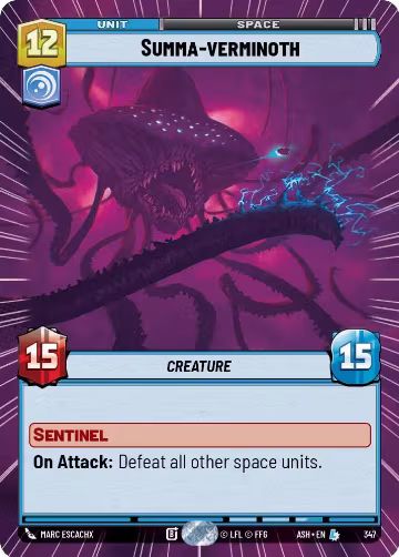 Summa-verminoth (Hyperspace) (347), Ashes of the Empire — Star Wars card price