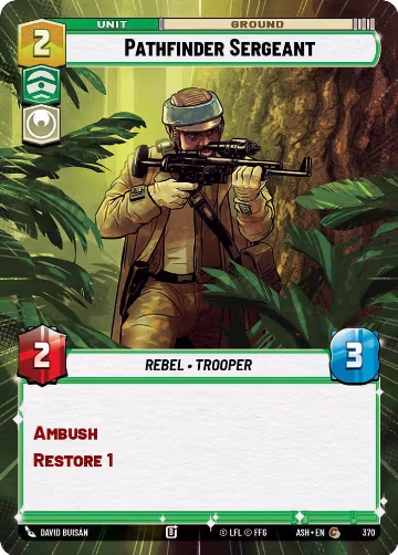 Pathfinder Sergeant (Hyperspace) (370), Ashes of the Empire — Star Wars card price