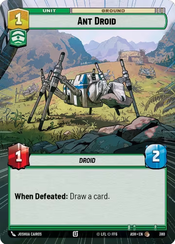 Ant Droid (Hyperspace) (380), Ashes of the Empire — Star Wars card price
