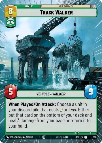 Trask Walker (Hyperspace) (397), Ashes of the Empire — Star Wars card price