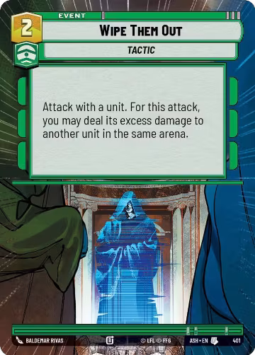 Wipe Them Out (Hyperspace) (401), Ashes of the Empire — Star Wars card price
