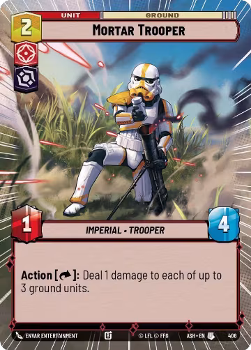 Mortar Trooper (Hyperspace) (406), Ashes of the Empire — Star Wars card price