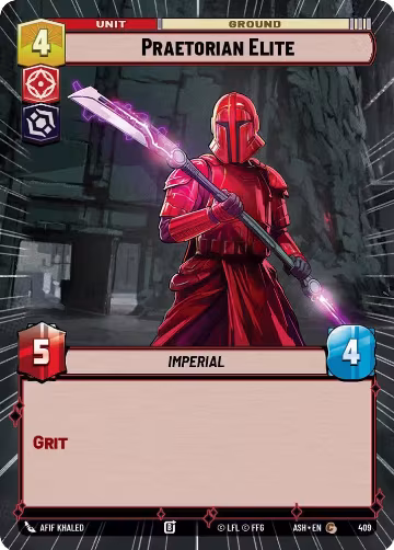 Praetorian Elite (Hyperspace) (409), Ashes of the Empire — Star Wars card price