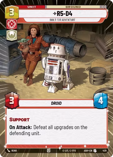 R5-D4 - Built for Adventure (Hyperspace) (420), Ashes of the Empire — Star Wars card price