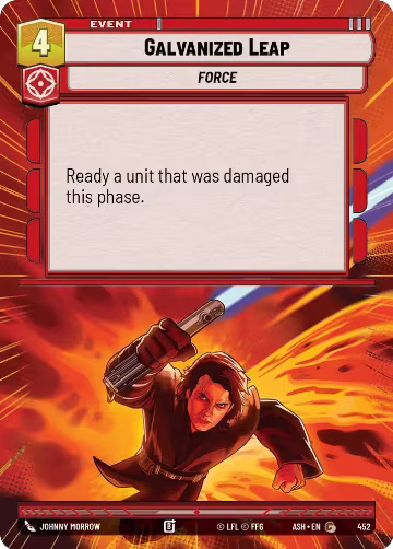 Galvanized Leap (Hyperspace) (452), Ashes of the Empire — Star Wars card price