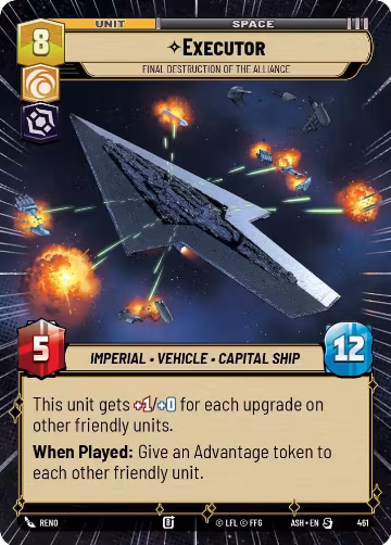 Executor - Final Destruction of the Alliance (Hyperspace) (461), Ashes of the Empire — Star Wars card price