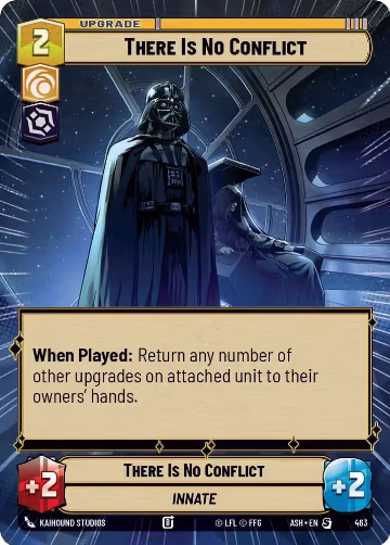 There Is No Conflict (Hyperspace) (463), Ashes of the Empire — Star Wars card price