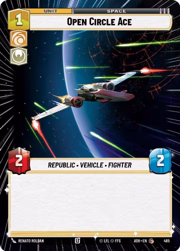 Open Circle Ace (Hyperspace) (465), Ashes of the Empire — Star Wars card price