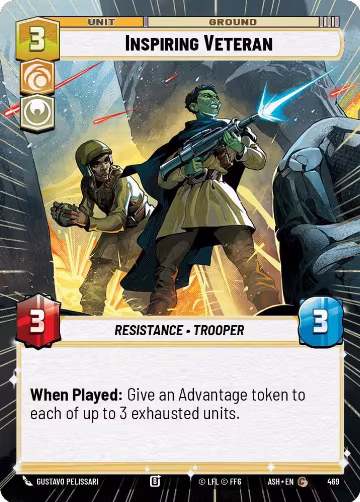 Inspiring Veteran (Hyperspace) (469), Ashes of the Empire — Star Wars card price
