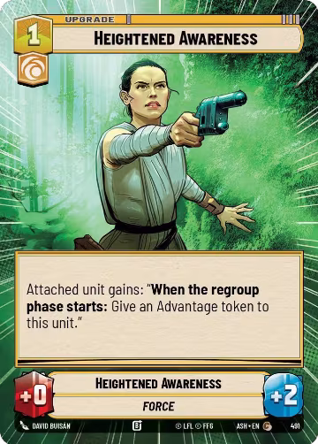 Heightened Awareness (Hyperspace) (491), Ashes of the Empire — Star Wars card price