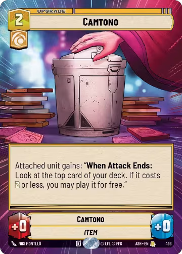 Camtono (Hyperspace) (493), Ashes of the Empire — Star Wars card price