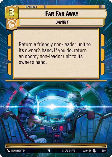 Far Far Away (Hyperspace) (500), Ashes of the Empire — Star Wars card price