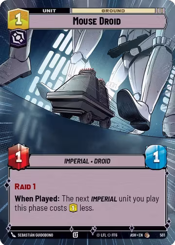 Mouse Droid (Hyperspace) (501), Ashes of the Empire — Star Wars card price