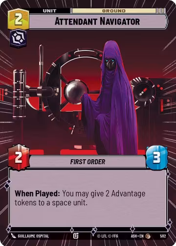 Attendant Navigator (Hyperspace) (502), Ashes of the Empire — Star Wars card price
