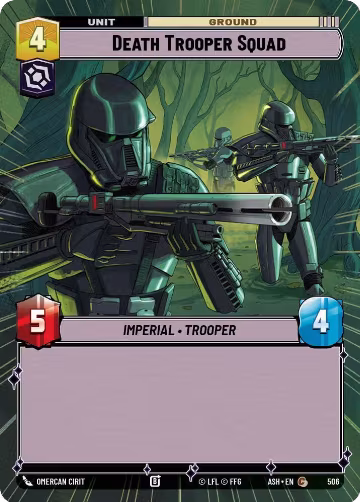 Death Trooper Squad (Hyperspace) (506), Ashes of the Empire — Star Wars card price