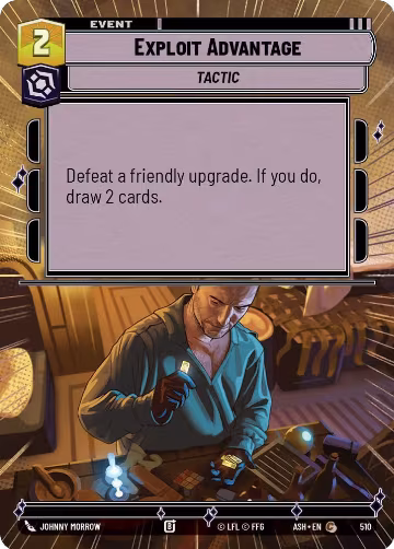 Exploit Advantage (Hyperspace) (510), Ashes of the Empire — Star Wars card price