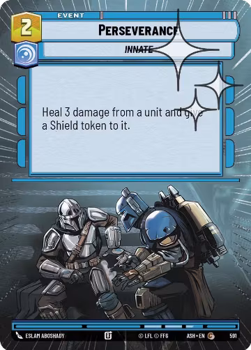 Perseverance (Hyperspace Foil) (591), Ashes of the Empire — Star Wars card price