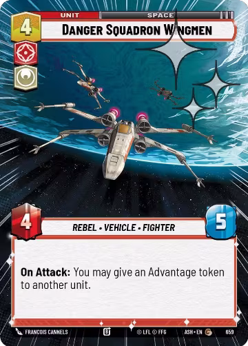 Danger Squadron Wingmen (Hyperspace Foil) (659), Ashes of the Empire — Star Wars card price
