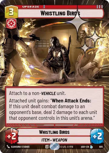 Whistling Birds (Hyperspace Foil) (685), Ashes of the Empire — Star Wars card price
