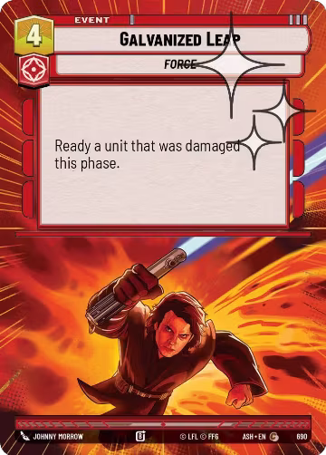 Galvanized Leap (Hyperspace Foil) (690), Ashes of the Empire — Star Wars card price