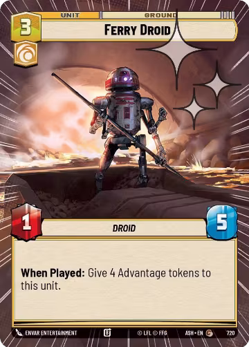 Ferry Droid (Hyperspace Foil) (720), Ashes of the Empire — Star Wars card price