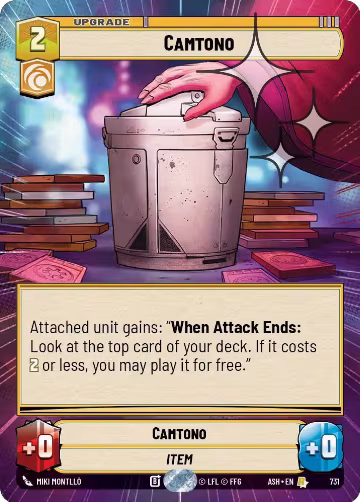 Camtono (Hyperspace Foil) (731), Ashes of the Empire — Star Wars card price