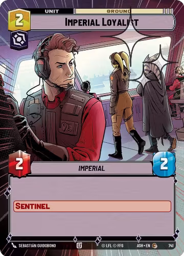 Imperial Loyalist (Hyperspace Foil) (741), Ashes of the Empire — Star Wars card price
