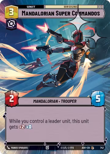 Mandalorian Super Commandos (Hyperspace Foil) (742), Ashes of the Empire — Star Wars card price