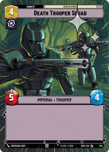 Death Trooper Squad (Hyperspace Foil) (744), Ashes of the Empire — Star Wars card price