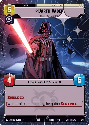 Darth Vader - Meet Your Destiny (Hyperspace Foil) (745), Ashes of the Empire — Star Wars card price