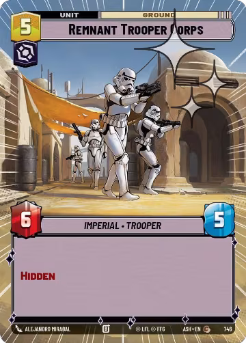 Remnant Trooper Corps (Hyperspace Foil) (746), Ashes of the Empire — Star Wars card price