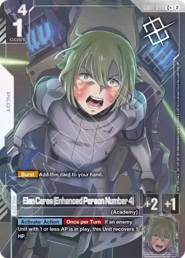 Elan Ceres (Enhanced Person Number 4) (Store Tournament Winner Pack 05) (GD01-098), Gundam Promotional Cards — Gundam card price