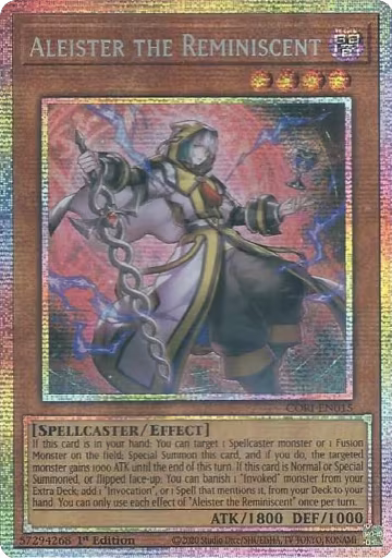 Aleister the Reminiscent (Starlight Rare) (CORI-EN015), Chaos Origins — Yu-Gi-Oh! card price
