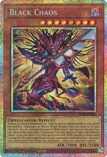 Black Chaos (Starlight Rare) (CORI-EN001) — card price